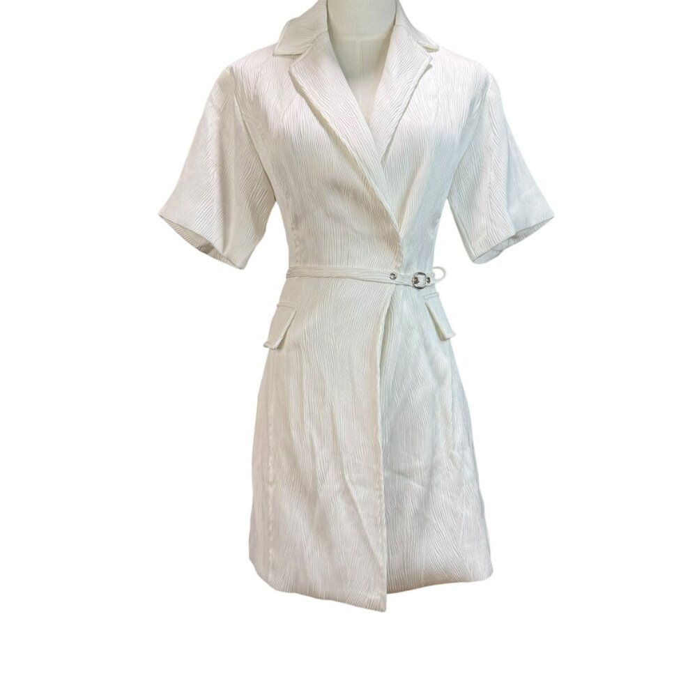Anthropologie 4SI3NNA Women’s Lorenzo Short-Sleeve Belted Dress. SZ:XXS | NWT